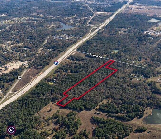 Primary Photo Of West side I-45, on Pollard Rd, Willis Land For Sale