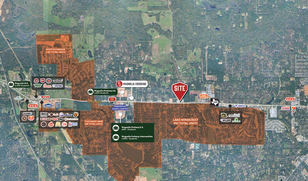 More Photos Of 10226 FM 1488, Magnolia Storefront For Lease