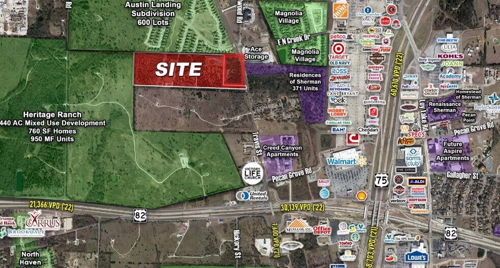 More Photos Of 4528 N Travis St, Sherman Land For Sale