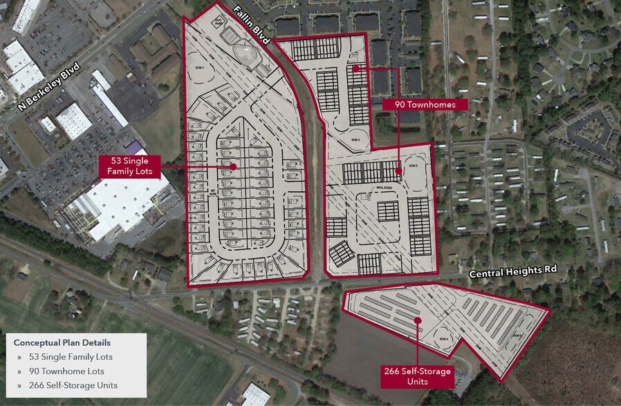 More Photos Of Fallin Blvd @ Central Heights Blvd, Goldsboro Land For Sale