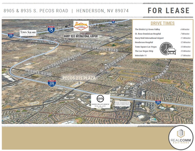 More Photos Of 8905 S Pecos Rd, Henderson Unknown For Lease