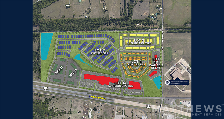 Primary Photo Of NEC of Pondersoa & N Collins Pkwy Howe TX 75459, Howe Land For Sale