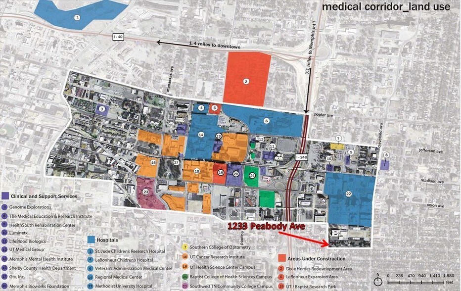 More Photos Of 1233 Peabody Ave, Memphis Office For Sale