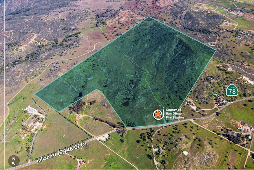 More Photos Of 25858 Highway 78, Ramona Land For Sale