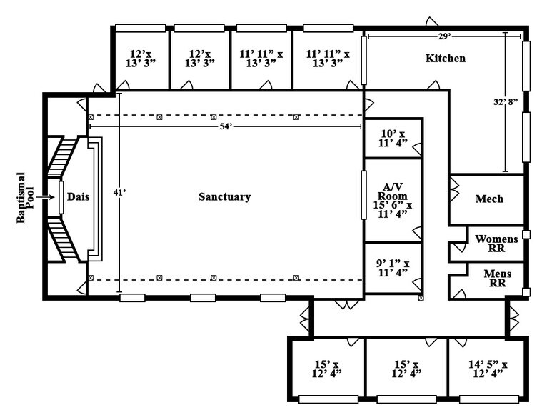 More Photos Of 2430 Shurling Dr, Macon-Bibb Religious Facility For Sale