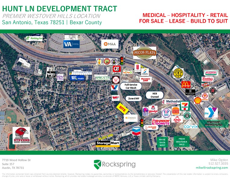 Primary Photo Of Hunt Lane, San Antonio Land For Sale