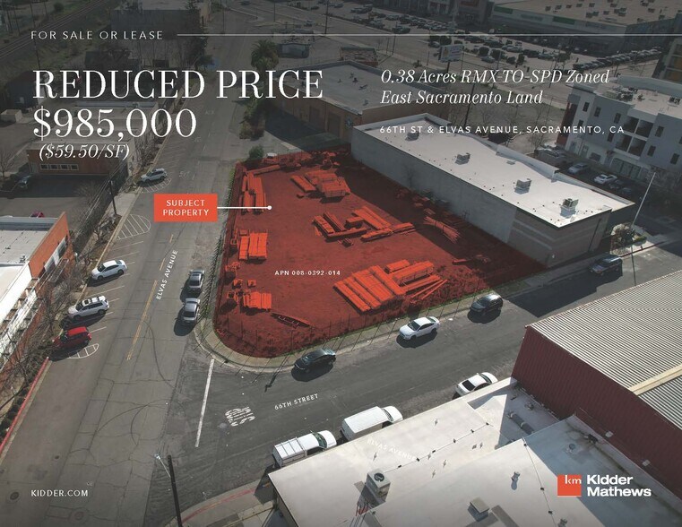 Primary Photo Of 66th St & Elvas Avenue St, Sacramento Land For Sale
