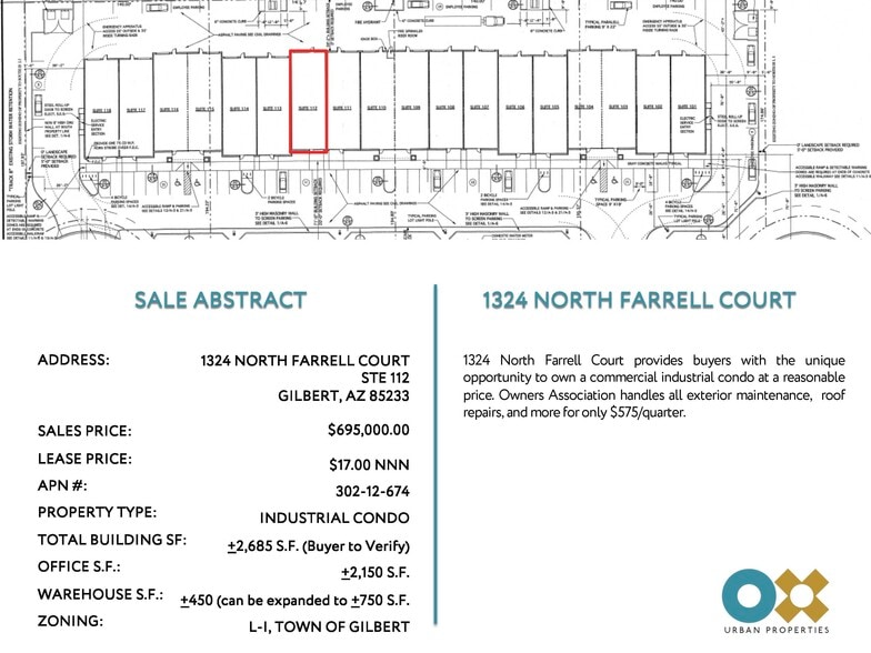 More Photos Of 1324 N Farrell Ct, Gilbert Warehouse For Sale