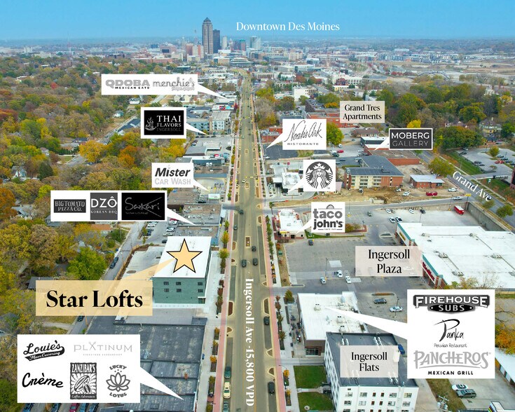 More Photos Of 2701 Ingersoll Ave, Des Moines General Retail For Lease