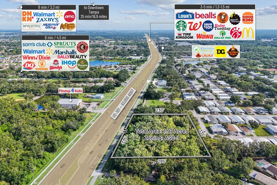 More Photos Of 11218 US 301, Riverview Land For Sale