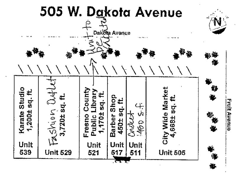 More Photos Of 505-539 W Dakota Ave, Fresno Freestanding For Lease