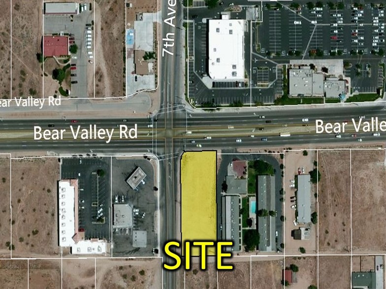 Primary Photo Of Bear Valley Rd @ 7th, Hesperia Land For Sale