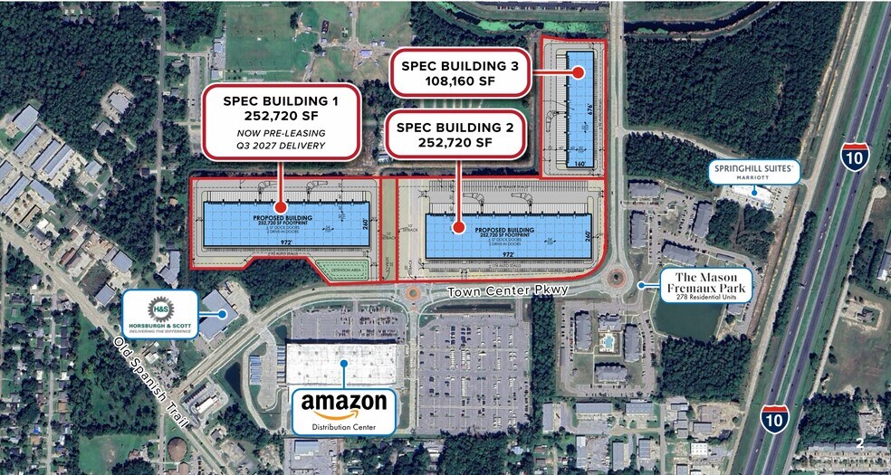 More Photos Of 1498 Town Center Pky, Slidell Distribution For Lease
