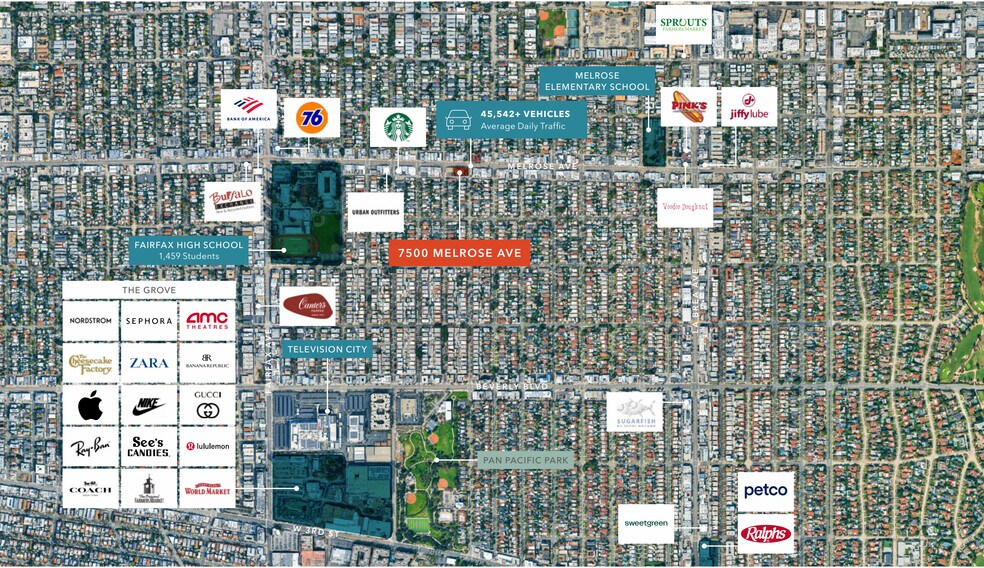 More Photos Of 7500-7516 Melrose Ave, Los Angeles Freestanding For Sale