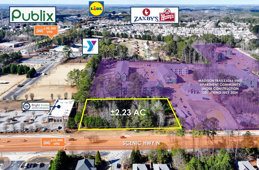 Primary Photo Of 745 Scenic Hwy, Lawrenceville Land For Sale