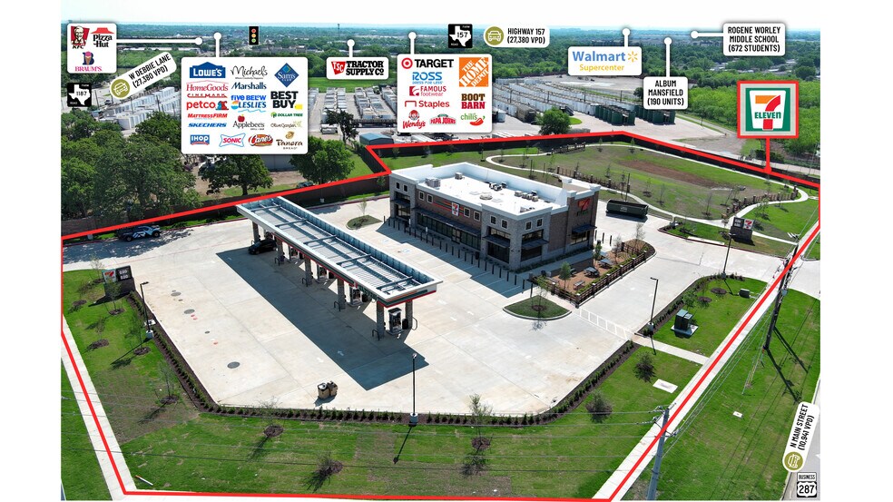 More Photos Of 1195 W Debbie Ln, Mansfield Convenience Store For Sale