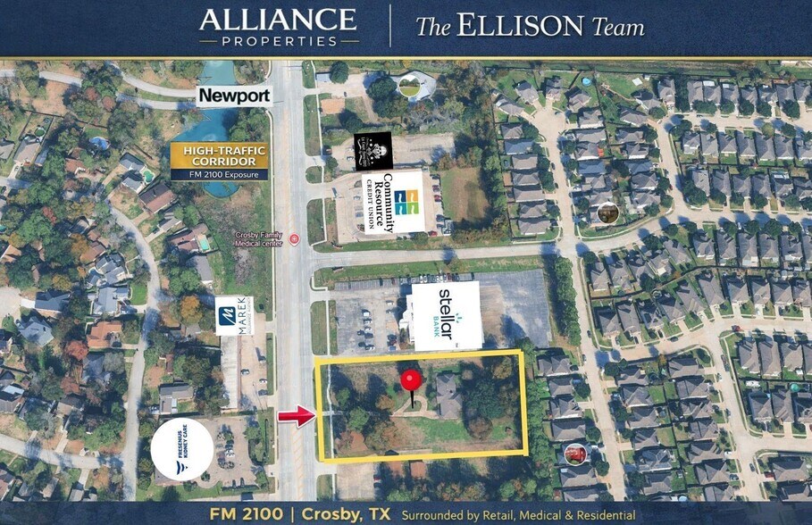 Primary Photo Of 6116 FM 2100, Crosby Land For Sale