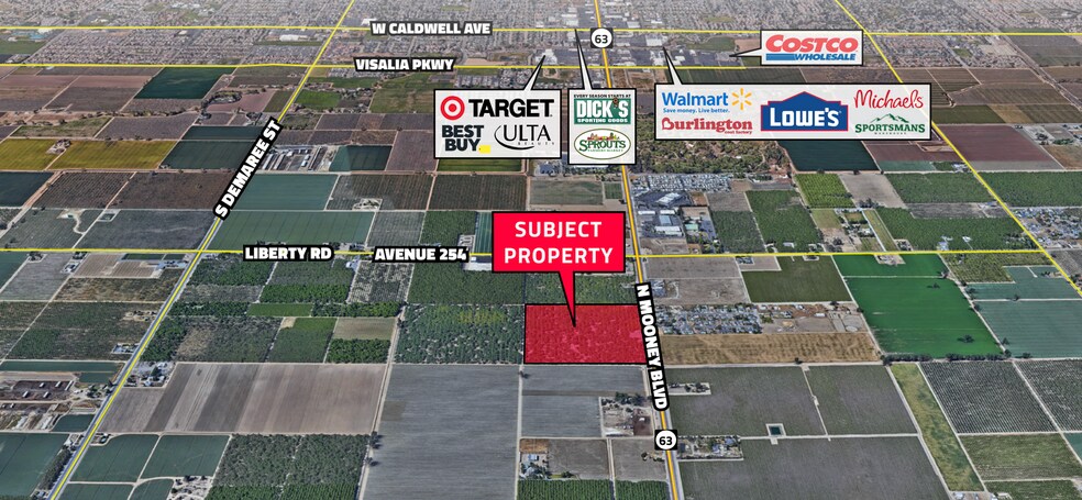 Primary Photo Of CA-63 & Avenue 264, Visalia Land For Sale
