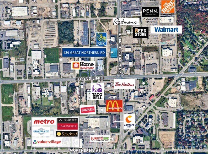 More Photos Of 439 Great Northern Rd, Sault Ste. Marie General Retail For Lease