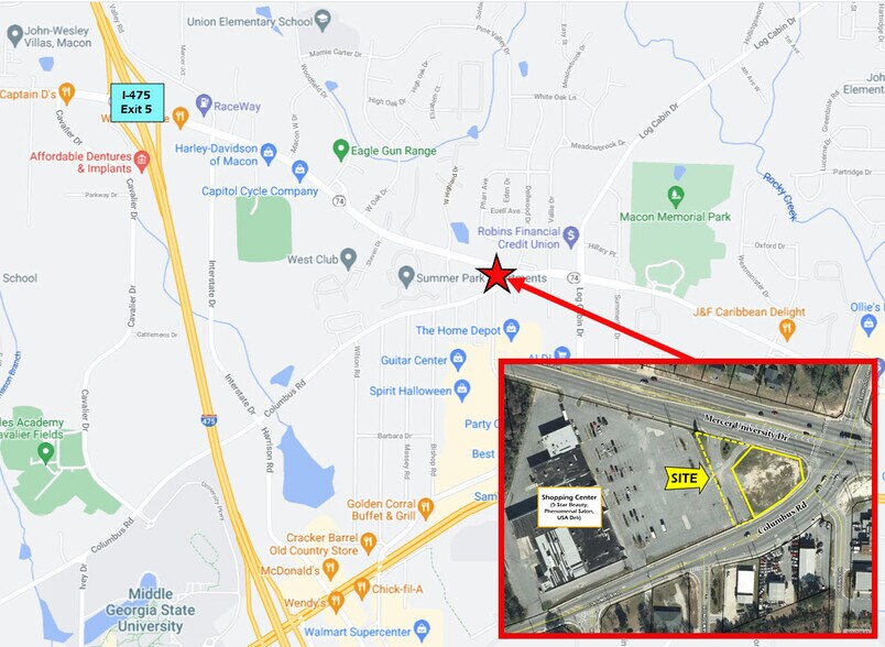 More Photos Of 4426 Mercer University Drive, Macon-Bibb Land For Sale