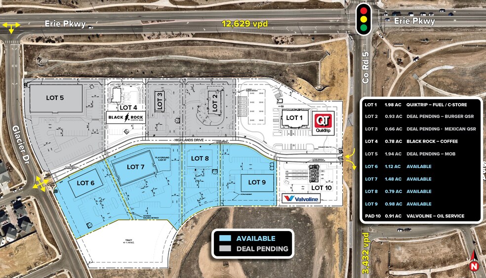 Primary Photo Of Erie Pkwy and County Road 5, Erie Land For Sale