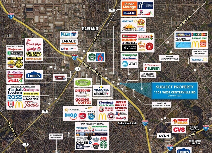 More Photos Of 1101 W Centerville Rd, Garland Freestanding For Sale