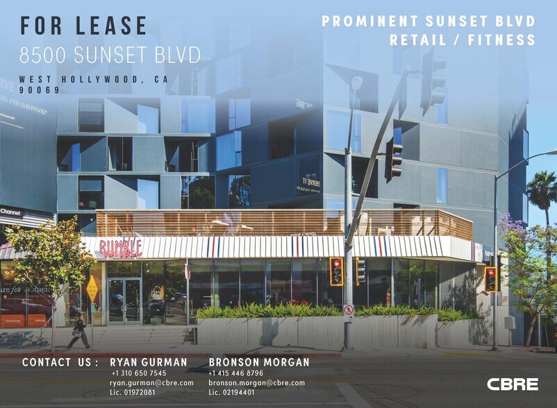 Primary Photo Of 8500 W Sunset Blvd, Los Angeles Storefront Retail Office For Lease