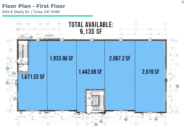 More Photos Of 5154 E Skelly Dr, Tulsa General Retail For Lease