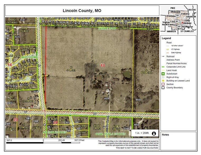 More Photos Of N. Hwy W (Lot 3 - 4+/- Acres), Winfield Land For Sale