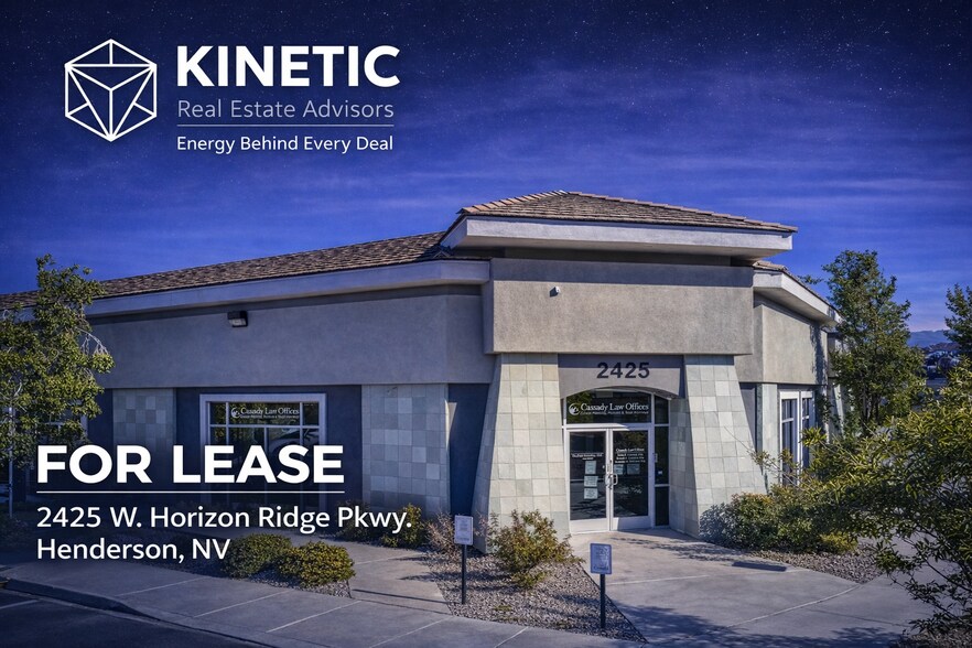 Primary Photo Of 2425 W Horizon Ridge Pky, Henderson Medical For Lease