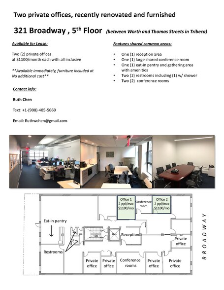 More Photos Of 321-323 Broadway, New York Office Residential For Lease