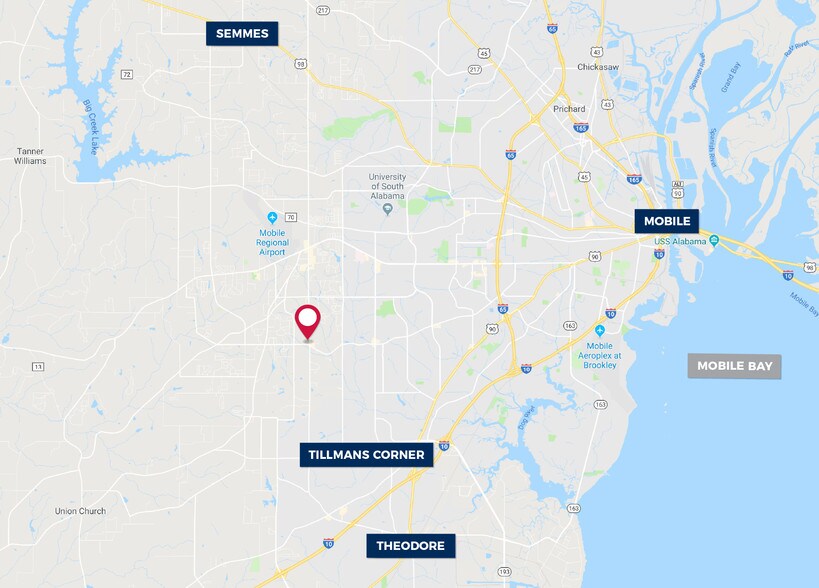 More Photos Of 2396 Schillinger Rd S, Mobile General Retail For Lease