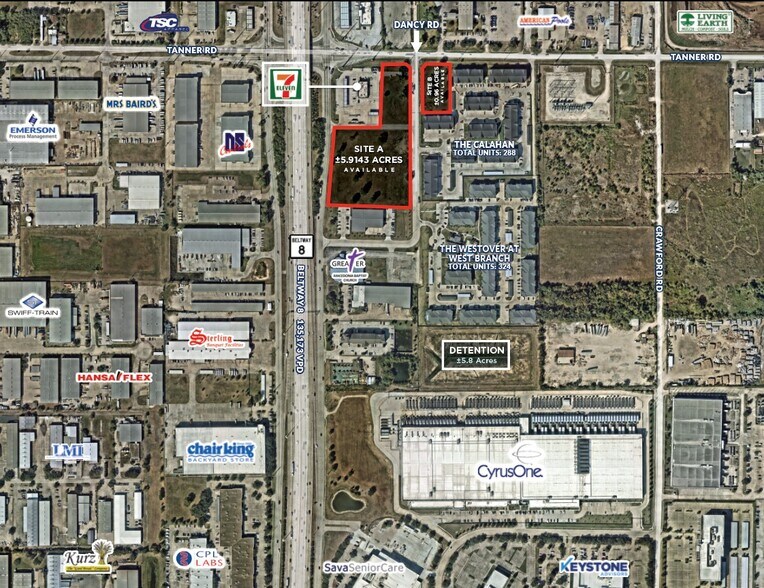 Primary Photo Of Beltway 8 & Tanner Rd, Houston Land For Sale