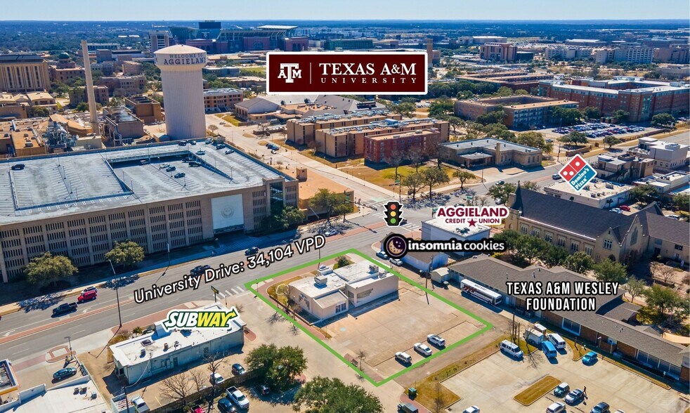 More Photos Of 509 University Dr, College Station Freestanding For Lease