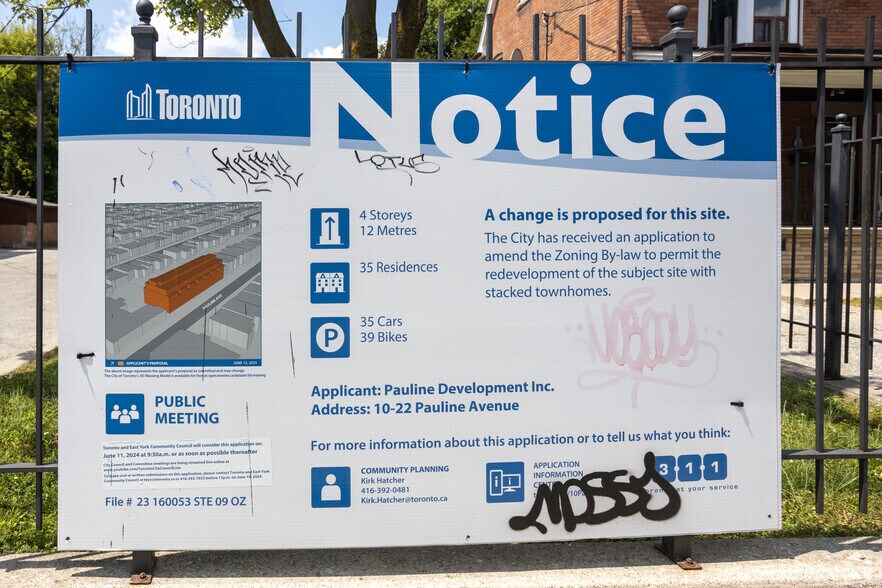 More Photos Of 10-22 Pauline Av, Toronto Land For Sale