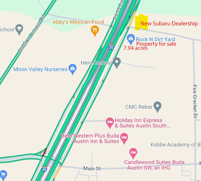 More Photos Of 14605 S S I-35 Frontage, Buda Land For Sale