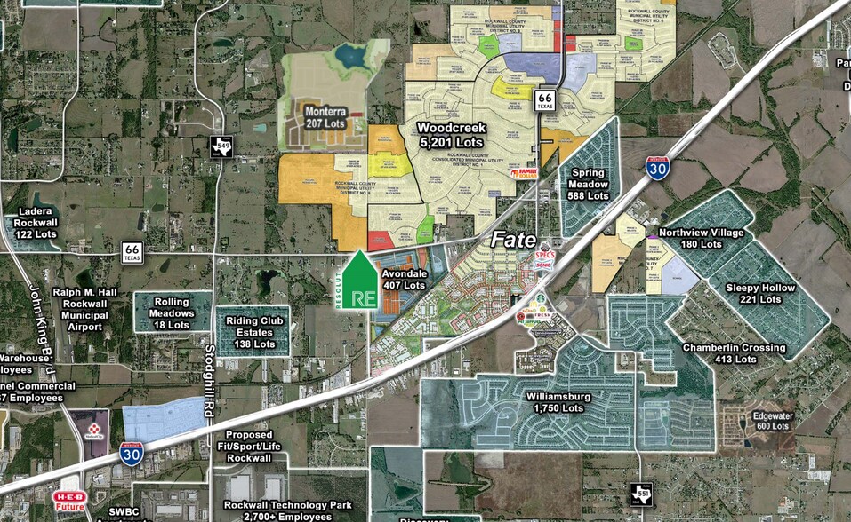 More Photos Of NWQ OF HWY 66 & BEN PAYNE ROAD, Fate General Retail For Lease