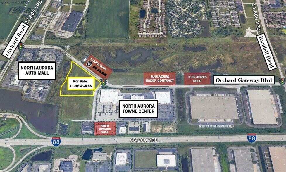More Photos Of Orchard Gateway Boulevard, North Aurora Land For Sale