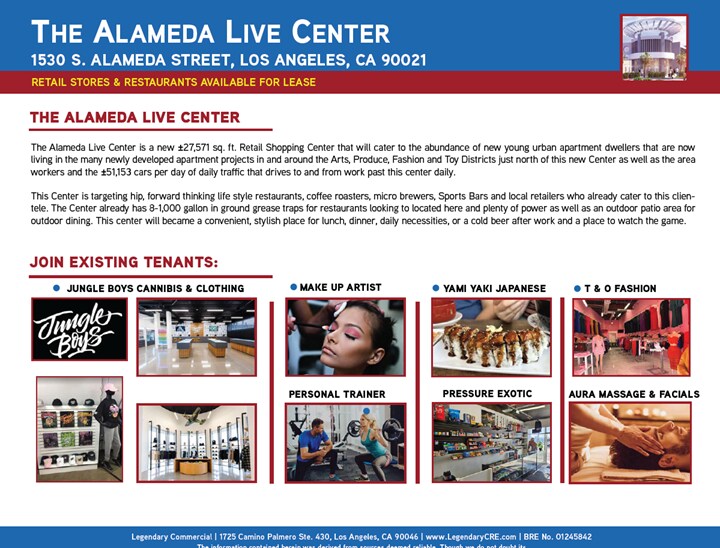 More Photos Of 1530 S Alameda St, Los Angeles General Retail For Lease