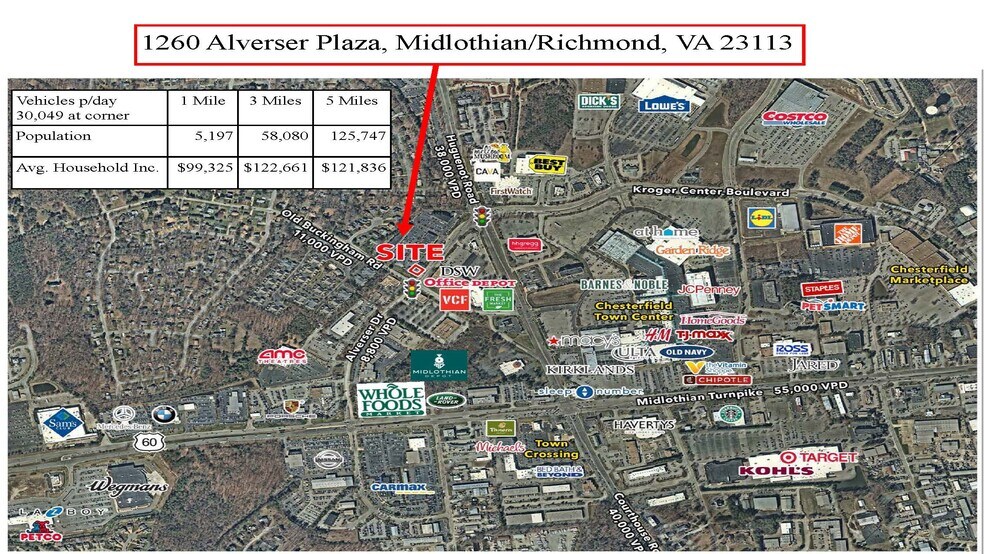 More Photos Of 1260-1272 Alverser Plz, Midlothian Storefront Retail Office For Lease