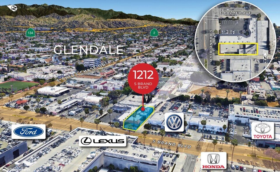 More Photos Of 1210-1212 S Brand Blvd, Glendale Office For Sale