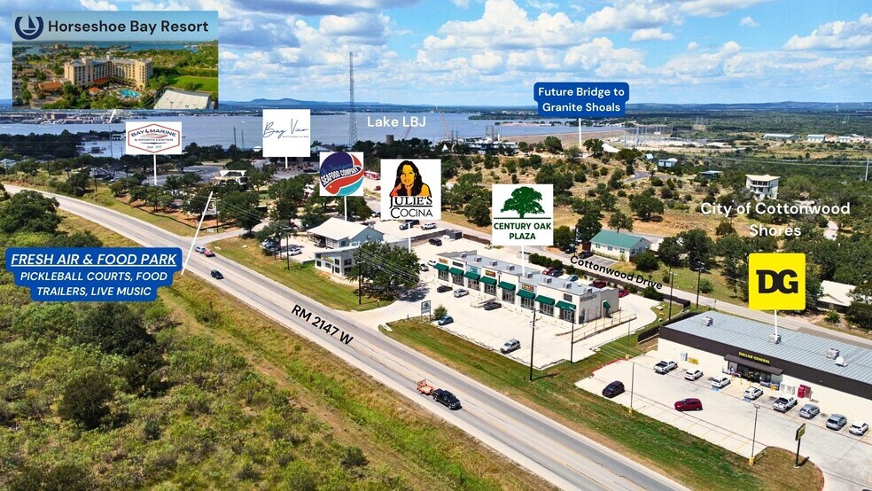 More Photos Of 4315 W FM 2147, Cottonwood Shores Storefront For Lease