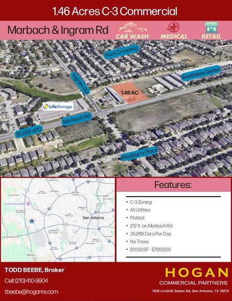 Primary Photo Of Marbach & Ingram, San Antonio Land For Sale