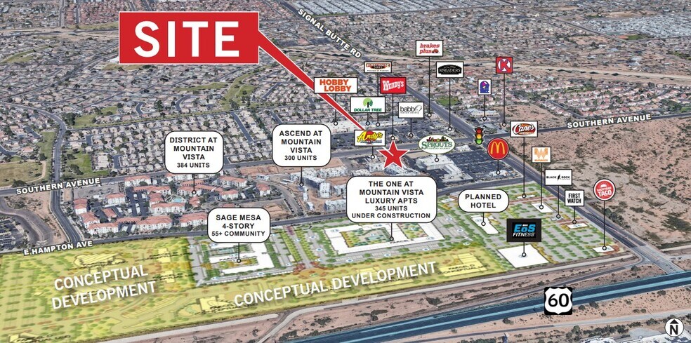 More Photos Of W SWC Southern Ave & Signal Butte, Mesa Land For Sale