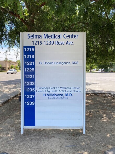 More Photos Of 1215-1239 Rose Ave, Selma Medical For Lease