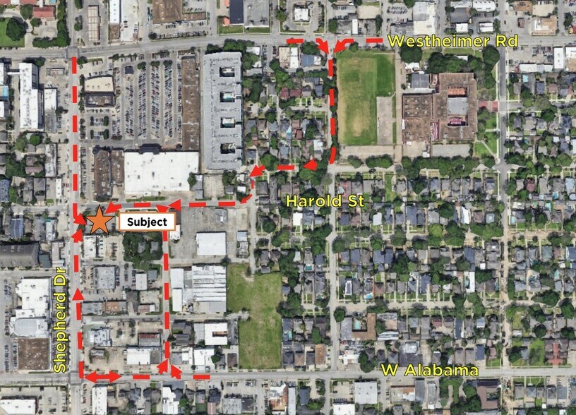 More Photos Of 2801 S Shepherd Dr, Houston Freestanding For Lease