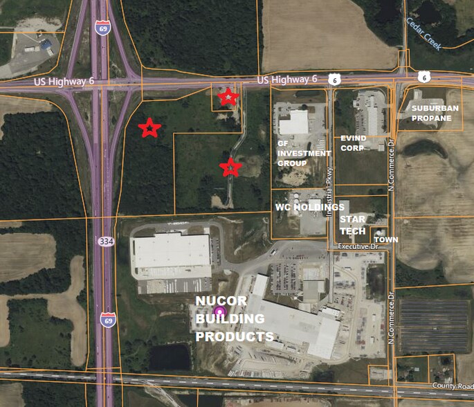 More Photos Of I-69 Interchange at 6 hwy, Waterloo Land For Sale