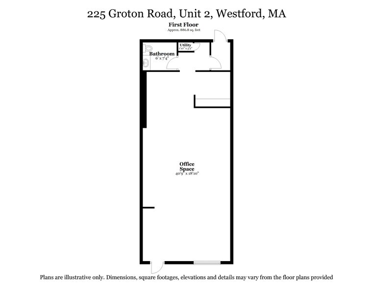 More Photos Of 225 Groton Rd, Westford Storefront Retail Office For Lease