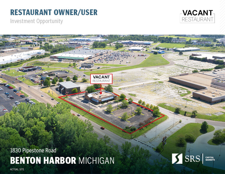 Primary Photo Of 1830 Pipestone Rd, Benton Harbor Restaurant For Sale