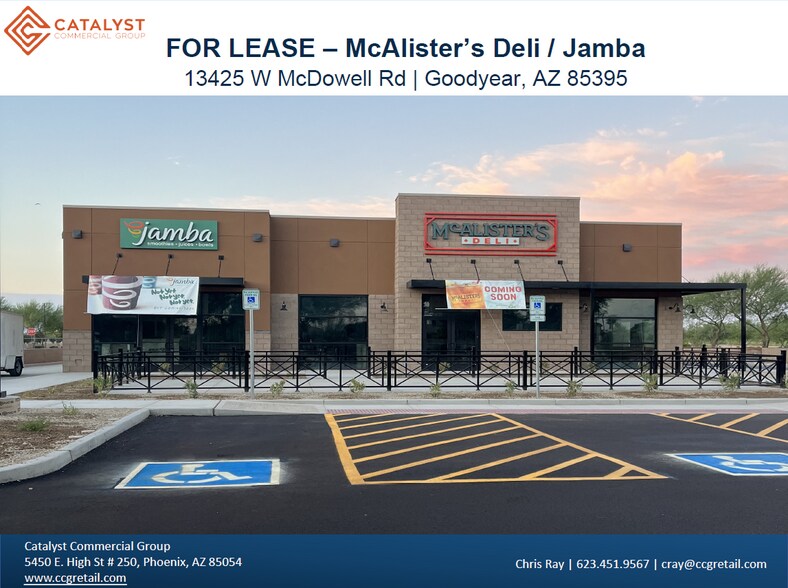 Primary Photo Of 13425 W McDowell Rd, Goodyear Fast Food For Lease